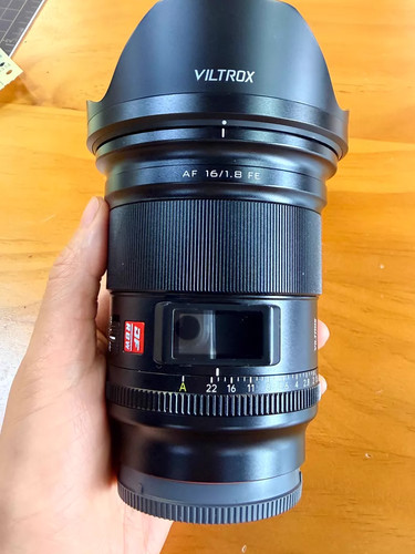 Viltrox 16mm full frame - 16mm, f1.8