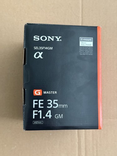 Sony alpha 35mm 4 - fe, gm